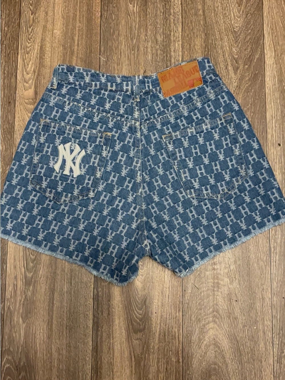 MLB Classic Monogram Denim Shorts